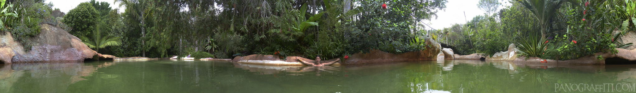 Lost Spring Hot Pools 360 - A 360 degree view of Lost Spring Spa in Whitianga