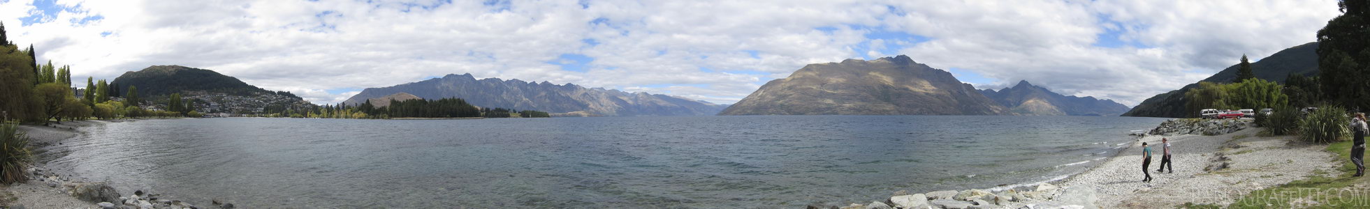 Queenstown and Lake Wakatipu Near Sunshine Bay - Queenstown, Otago, New Zealand