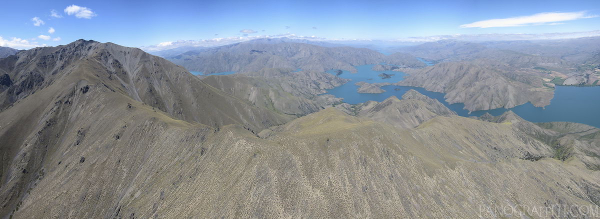 Lake Benmore From A Glider Above Omarama - Omarama, Otago, New Zealand