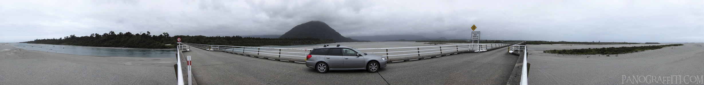 Haast Highway Bridge 360 - Haast Pass, West Coast, New Zealand