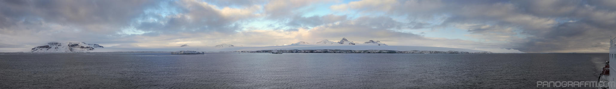 Arriving in the Antarctic Peninsula on the Akademik Loffe - 1,000 km away from South America, the harbors of the Antarctic Peninsula offer the first opportunity for calm waters after crossing the Drake.