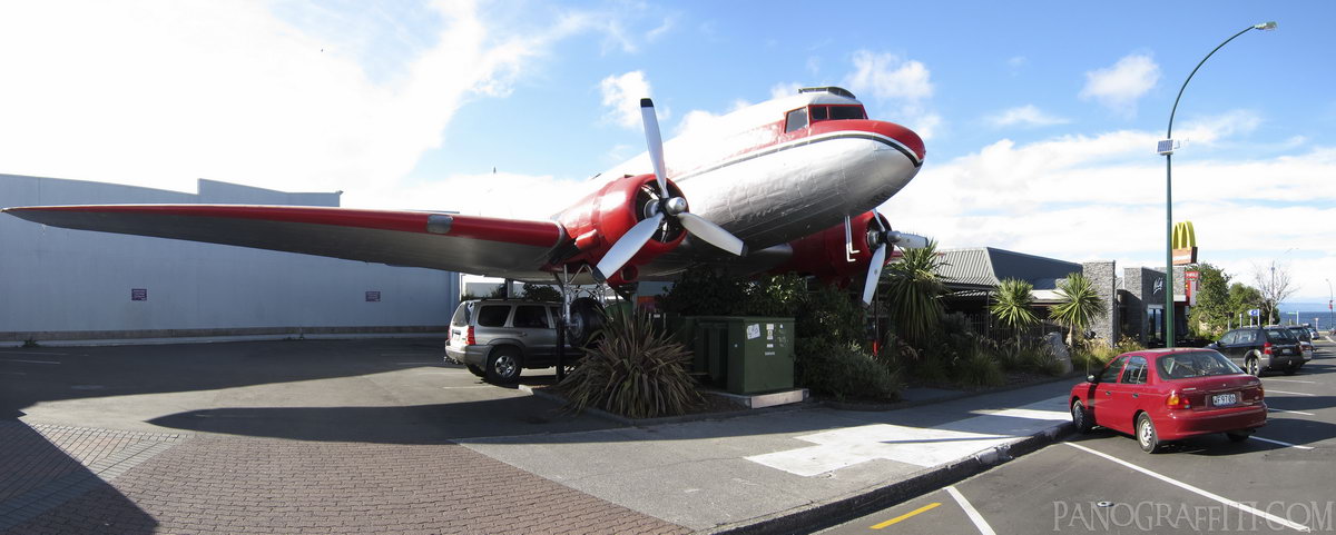 Douglas DC-3 Plane at McDonalds Playland - The McDonalds in Taupo has the most unique playland I've ever come across