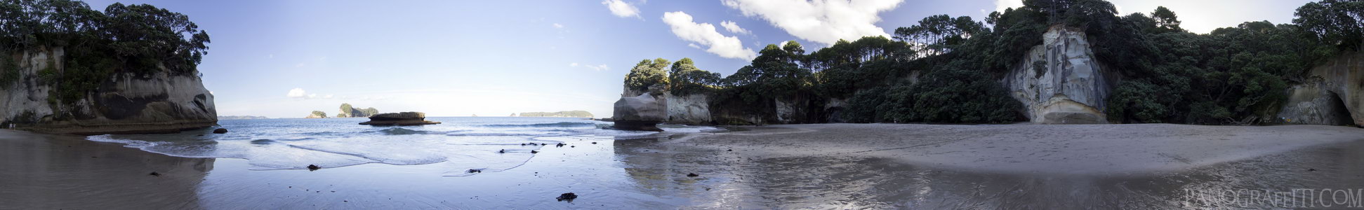 Mare's Leg Cove 360 - A 360 degree view of Mares Leg Cove in Cathedral Cove