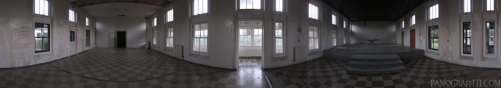 Abandoned Chest Hospital Theater Room - A 360 degree view of the abandoned Chest Hospital near Newtown