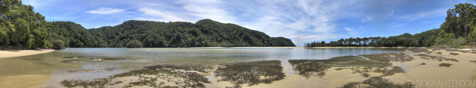 Tasman Bay - A river meeting the Tasman Bay