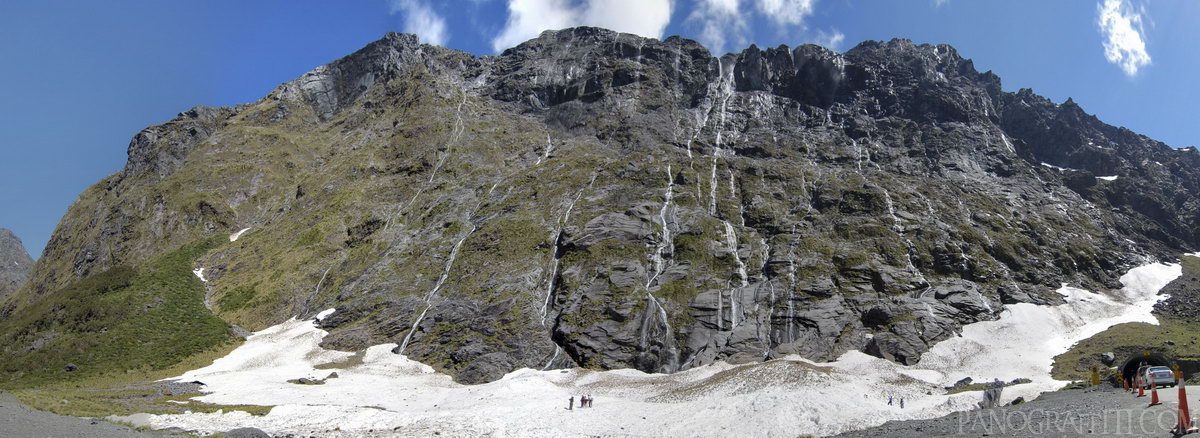 South Side of Homer Tunnel South in Southland - Fiordland, Fiordland National Park, Southland, New Zealand