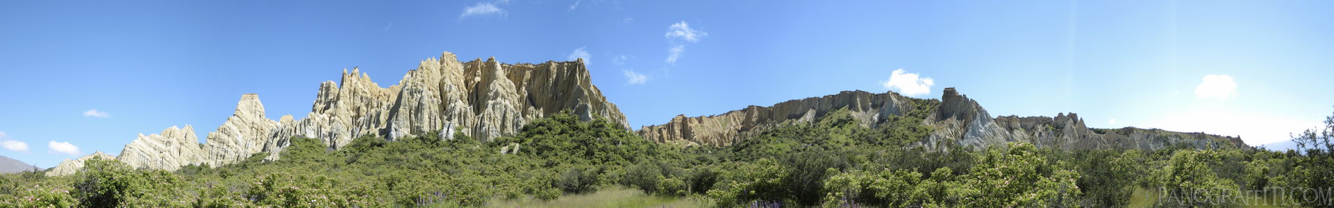 Clay Cliffs Near Omarama - Omarama, Otago, New Zealand