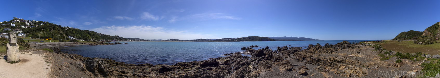 Dorrie Leslie Park - View of Lyall Bay